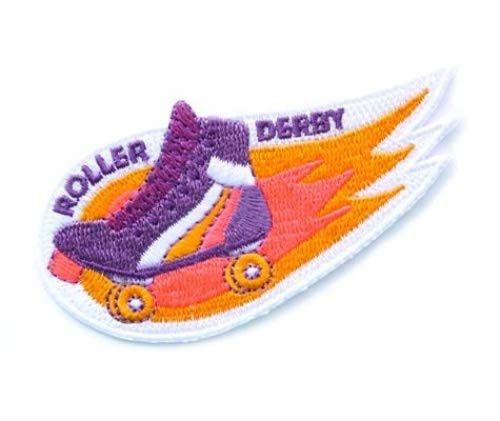 Roller Derby Embroidered Sew or Iron-on Backing Patch