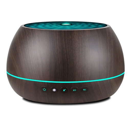 1000ML Black Aroma Diffusers for Essential Oil Large Room,Aromatherapy Diffuser humidifier with Ambient Light & 3 Timer,Waterless Auto Off Essential Oils Diffusers for Home Kids