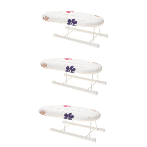 Ciieeo 3pcs Ironing Board Sleeve Board Clothes Ironing Tool Ironing Clothes Stool Desktop The Iron Sleeve Ironing Rack Accessories Travel Steel Pipe
