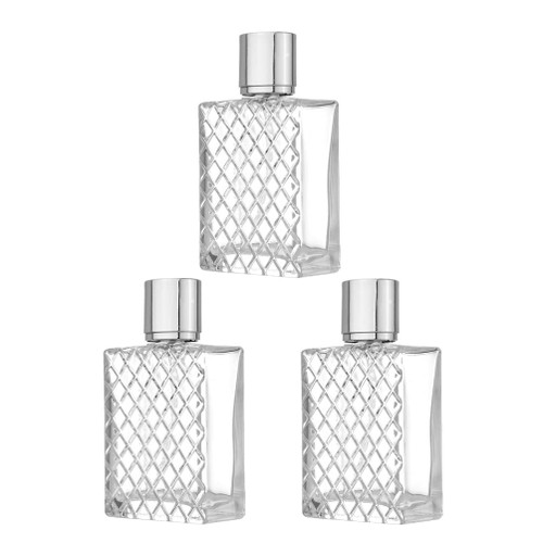 Beaupretty 3pcs Perfume Bottle Sprayer for Perfume Cosmetic Spray Bottles Perfume Dispenser Perfume Spray Bottle Clear Container Perfume Container Travel Glass Dispensing Pump Portable