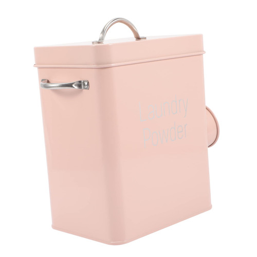 KOMBIUDA Box washing powder bucket laundry decor bucket laundry container laundry room organization and storage containers with lids wrought iron food Storage tank