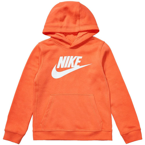 Nike Boy's Sportswear Club Fleece Pullover (Little Kids/Big Kids) Turf Orange/White S (8-9 Big Kid) Nike Boy's Sportswear Club Fleece Pullover (Little Kids/Big Kids) Turf Orange/White S (8-9 Big Kid)