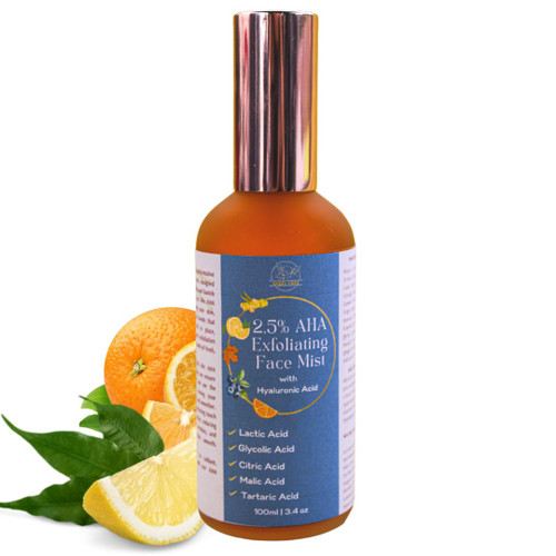 Glycolic & Lactic Acid AHA Toner | Clarifying Exfoliating Toner for Acne Prone & Combination Skin | Liquid Exfoliant with Prickly Pear for Smooth, Radiant Complexion | Exfoliating Facial Mist