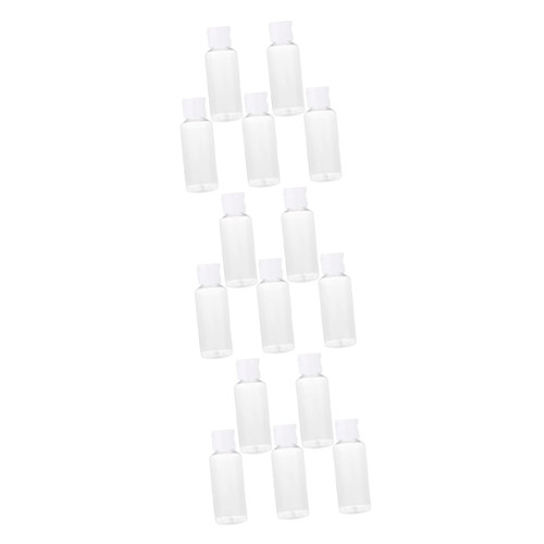 minkissy 75 Pcs Portable Lotion Bottle Squeezable Tubes Clear Squeeze Containers Toiletry Containers Cosmetic Bottles Empty Travel Bottles Travel Containers Clamshell Disposable Travel Size