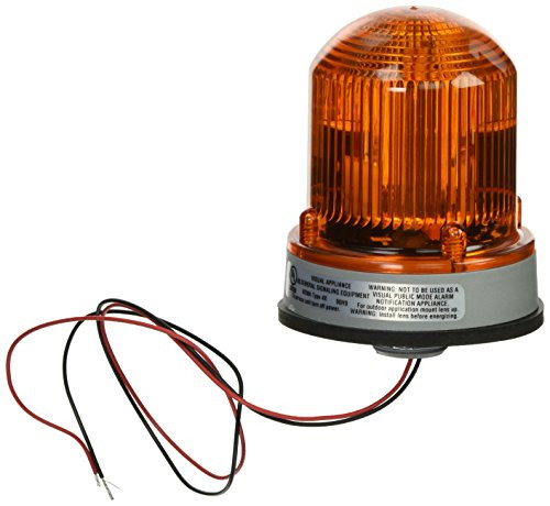 Edwards Signaling 125STRNA1248D 125 NO Strobe, Amber, 12-48D