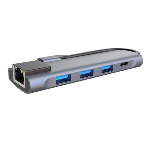 OSALADI Multi-Function Hub Docking Station Type-c USB chub Cell Phone Laptop Laptop Docking Station Dock Network Card Docking Station hub USB Adapter Charge Multi Port Adapter