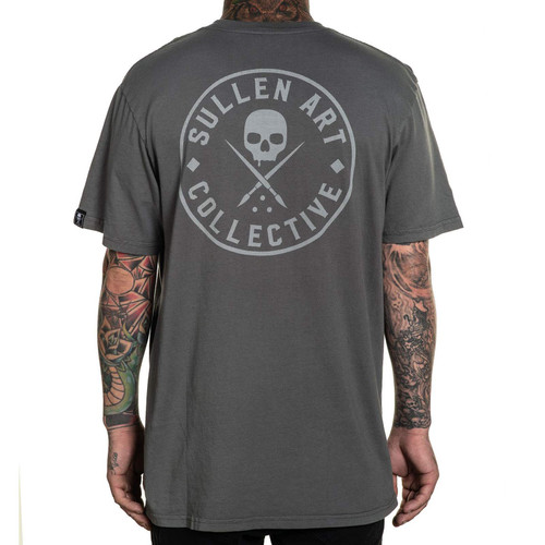 Sullen Men's Ever Premium Short Sleeve T Shirt Charcoal Gray S