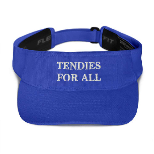 Hogue WS LLC Wallstreetbets Tendies for All Hat (Embroidered Visor) WSB Meme Royal