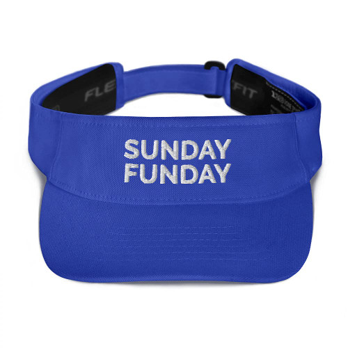 Hogue WS LLC Sunday Funday Hat (Embroidered Visor) Royal