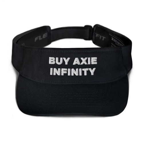 Hogue WS LLC Buy Axie Infinity Hat (Embroidered Visor) AXS Crypto Gift Black