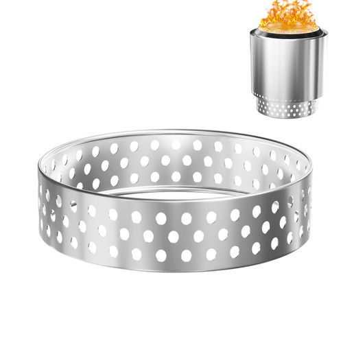 GLOWYE Fire Pit Stand for Solo Stove Ranger 15" - Stainless Steel Firepit Base for Solo Stove Stand/Other 15" Outside Camping Fireplace Stand Accessory GLOWYE Fire Pit Stand for Solo Stove Ranger 15" - Stainless Steel Firepit Base for Solo Stove Stand/Other 15" Outside Camping Fireplace Stand Accessory