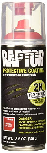Raptor UP4886 Flame Red Bedliner 13.02 Oz 2K Aerosol