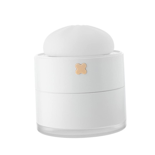 MERRYHAPY Mini Diffuser 1set Bun Humidifier Mini Cool Mist USB Diffuser Night Light Humidifier Air Diffusers for Home Night Lamp Air Humidifier Office White Steamed Stuffed Bun Steamer