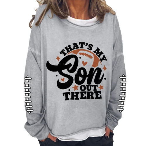 Fiogomis That's My Grandson out There Football Shirt That's My Grandson out There Sweatshirt That's My Grandson out There Gift Women Football Grandma Shirt Football Grandma Quote Sweatshirt Gray Fiogomis That's My Grandson out There Football Shirt That's My Grandson out There Sweatshirt That's My Grandson out There Gift Women Football Grandma Shirt Football Grandma Quote Sweatshirt Gray