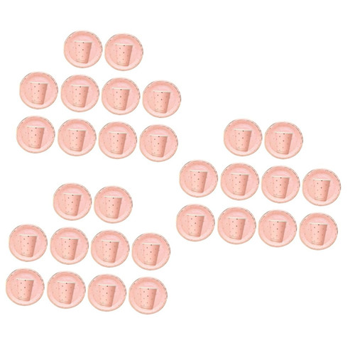 FRCOLOR 3 Sets Disposable Tableware Pink Outfit Party Supplies Pink Plates Party Tableware Kit Party Decor Party Cake Dishes Dinner Plates Dinnerware Pink Suit Paper Tissue Disc FRCOLOR 3 Sets Disposable Tableware Pink Outfit Party Supplies Pink Plates Party Tableware Kit Party Decor Party Cake Dishes Dinner Plates Dinnerware Pink Suit Paper Tissue Disc