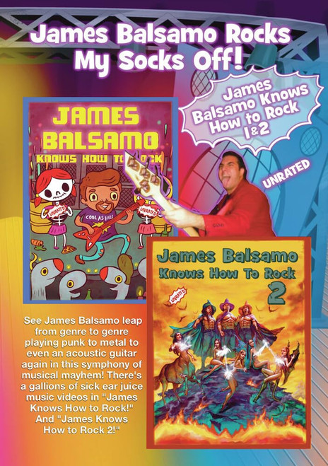 James Balsamo Rocks My Socks off Double Pack! [DVD]