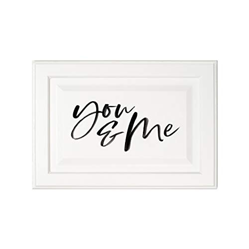 P. Graham Dunn You and Me Black and White 15 x 11 Solid Wood Decorative Door Wall Plaque P. Graham Dunn You and Me Black and White 15 x 11 Solid Wood Decorative Door Wall Plaque