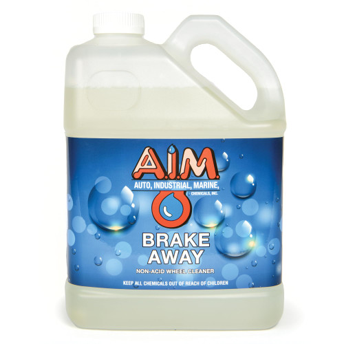 AUTO, INDUSTRIAL, MARINE AIM Brake Away 1 Gal- All-Purpose Wheel and Tire Cleaner - Non Acid Tire and Wheel Cleaner