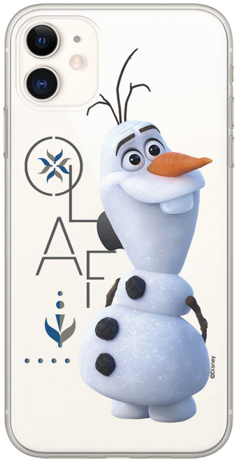 ERT GROUP Mobile Phone case for Apple iPhone 11 Original and Officially Licensed Disney Pattern Olaf 004 optimally adapted to The Shape of The Mobile Phone, Partially Transparent