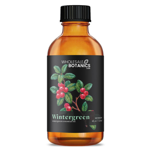 Wintergreen Essential Oil by Wholesale Botanics | Premium Grade 100% Undiluted Essential Oil | for Aromatherapy, Soaps, Lotions, & Candles | Vegan & Cruelty Free (4 Fl Oz) Wintergreen Essential Oil by Wholesale Botanics | Premium Grade 100% Undiluted Essential Oil | for Aromatherapy, Soaps, Lotions, & Candles | Vegan & Cruelty Free (4 Fl Oz)