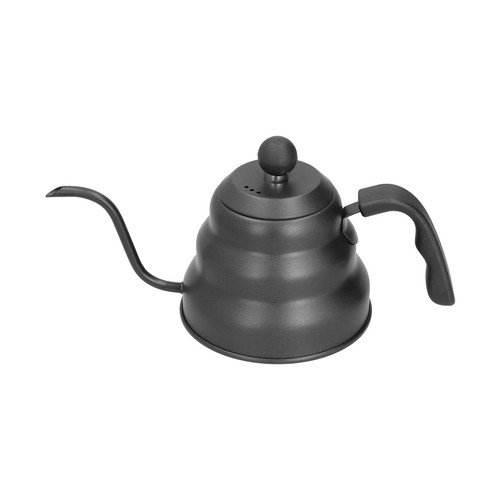 Stainless Steel Tea Kettle,Pour Over Coffee Kettle,PTFE Stainless Steel Tea Pot Coffee Kettle Gooseneck Spout Pour Over Coffee Maker Drip Kettle Black(1.2L)