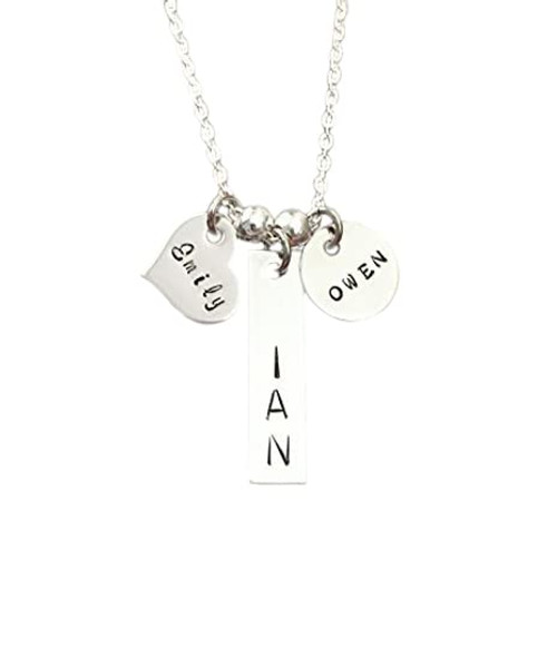 Mom Necklace Mothers Day Gift Grandma Necklace Handstamped Necklace Personalized Necklace Name Necklace Mixed Shape Necklace Custom Jewelry Mom Necklace Mothers Day Gift Grandma Necklace Handstamped Necklace Personalized Necklace Name Necklace Mixed Shape Necklace Custom Jewelry