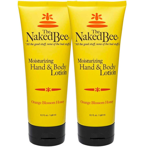 The Naked Bee Orange Blossom Honey Hand and Body Lotion, 6.7oz - 2 Pack The Naked Bee Orange Blossom Honey Hand and Body Lotion, 6.7oz - 2 Pack