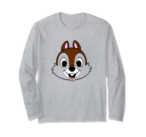 Disney Chip And Dale Chip With Transparent Cheeks Long Sleeve T-Shirt