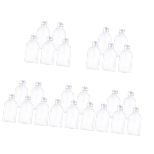 Baluue Travel Shampoo Bottles 25 pcs Soap Clear Plastic Shampoo for Lotion Refillable Empty Lotions Liquid Travel Multipurpose Containers Bottles Cream Cosmetic Travel Lotion