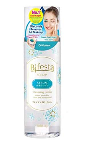 Bifesta Cleansing Lotion Sebum 90ml-Removes skin dullness to reveal illuminating clear smooth skin. Moisturising and refreshing feel