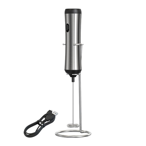 Coffee Frother | Electric Whisk | Milk Mixer Electric| Kitchen Milk Foamer Frother Wand Drink Mixer, Handheld Electric Mixer Frother Electric Whisk for Coffee, Lattes, Frappe, Hot Chocolate/75