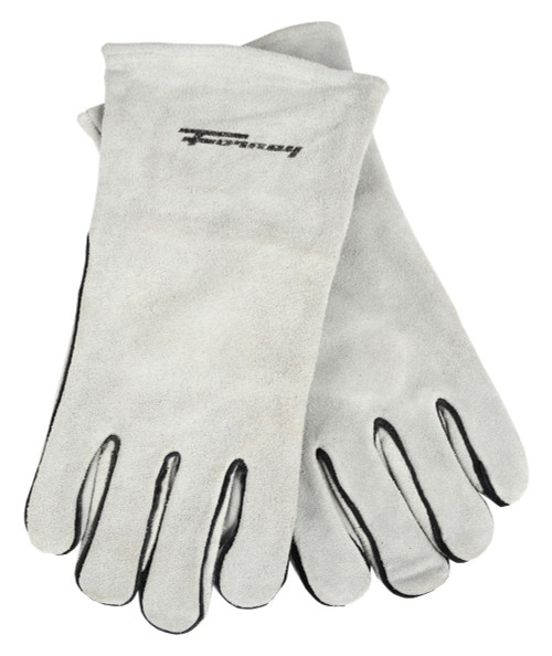 Forney 53427 Gray Leather Welding Gloves, Medium