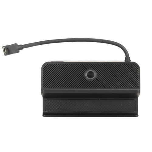 Steam Deck Docking Station, USB C PD 100W Dock with HD2.0 USB 2.0 1000Mbps RJ45, 4K 60Hz Output, 1000Mbps Ethernet, 5 in 1 Interface Expansion for ROG Ally, Built in RGB Light Bar