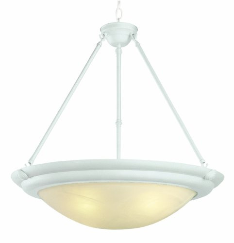 Trans Globe Lighting 2477 AW Indoor Moorpark 20" Pendant, Antique White