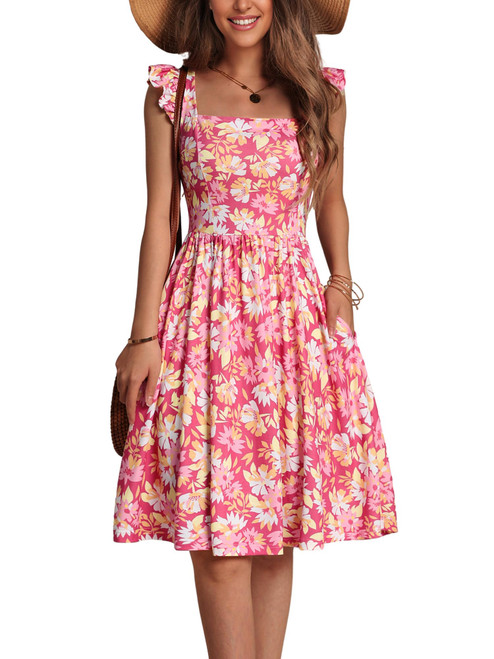 Loemes Easter Dresses for Women Casual Summer Sundresses Cute Summer Dress Graduation Dress Baby Shower Dress Large Orange-Pink Loemes Easter Dresses for Women Casual Summer Sundresses Cute Summer Dress Graduation Dress Baby Shower Dress Large Orange-Pink