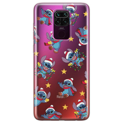 ERT GROUP Mobile Phone case for Xiaomi REDMI Note 9 Original and Officially Licensed Disney Pattern Stitch 009 optimally adapted to The Shape of The Mobile Phone, Partially Transparent