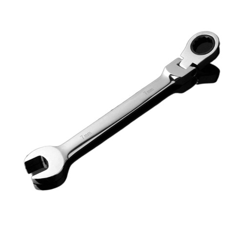 FTCYM Spanner Sets,Ratchet Spanner Set 1 pcs Flexible Head Combination Ratchet Wrench Dual-use Ratchet Wrench tools (Color : 21mm)
