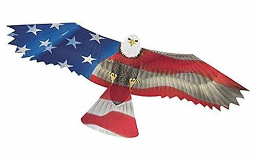 WindNSun U.S.A. Eagle Supersized Nylon Kite with Flying Line Included WindNSun U.S.A. Eagle Supersized Nylon Kite with Flying Line Included