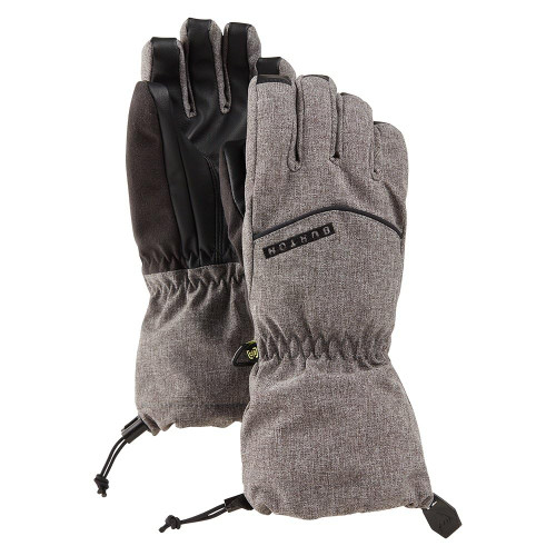 Burton Kids' Profile Snowboard & Ski Waterproof Gloves (Gray Heather, Small)