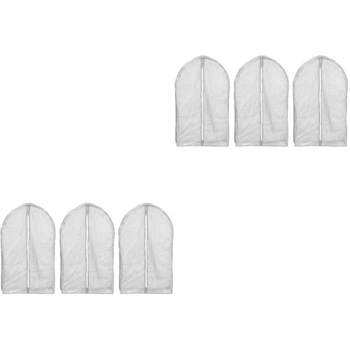 PRETYZOOM 6 Pcs Clothing Dust Bag Storage Bags for Clothes Closet Clothing Travel Garment Bag Dress Garment Bags for Gowns Suit Garment Cover Tracksuit Non-woven Fabric Wardrobe