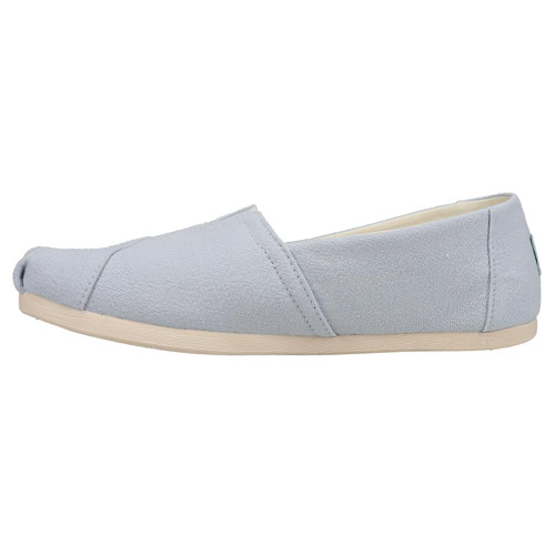 TOMS Women's Alpargata 3.0 Loafer, Soft Blue Linen Crepe, 8