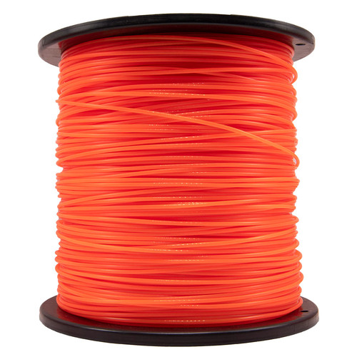 KAKO 080 Trimmer Line Heavy Duty Commercial Grade Round 0.080 Inch String Trimmer Line,Weed Eater String .080Inch-2000Ft-5Lb Fits Most of String Trimmer(Orange)