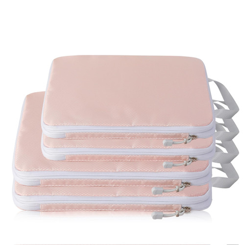 PACKINGCOZY Compression Packing Cubes for Suitcases, 4 Set Compression Packing Cubes Travel Essentials, Compressible Travel Packing Cubes Organizers
