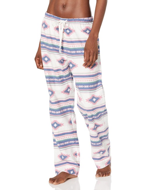 PJ Salvage Women's Loungewear Flannels Pant, Winter White, M