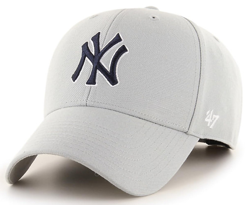 '47 MLB Alternate MVP Adjustable Hat, Adult One Size Fits All (New York Yankees Gray) '47 MLB Alternate MVP Adjustable Hat, Adult One Size Fits All (New York Yankees Gray)