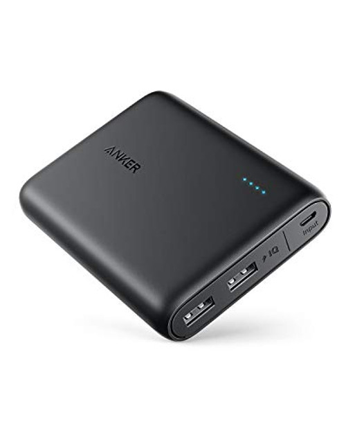 Anker PowerCore 13000 Portable Charger - Compact 13000mAh 2-Port Ultra Portable Phone Charger Power Bank with PowerIQ and VoltageBoost Technology for iPhone, iPad, Samsung Galaxy (Black)