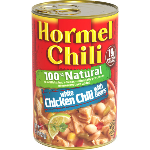 HORMEL Natural White Chicken Chili with Beans, 15 oz (Pack of 12) HORMEL Natural White Chicken Chili with Beans, 15 oz (Pack of 12)