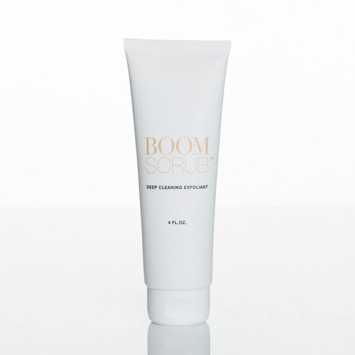 BOOM! by Cindy Joseph Boom Scrub - Gentle Exfoliating Facial Wash - Deep Pore Cleanser - Safe for Sensitive Skin - No Micro-tears, Abrasions or Redness
