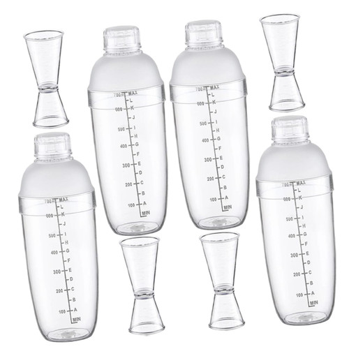 MAGICLULU 1 Set Cocktail Cocktail Shaker Cocktail Mixer Cocktail Hand Shaker Clear Juice Mixer Martini Shaker Mixed Drink Shaker Drink Shaker Tool Mixed Drinking Shaker Drinks Plastic