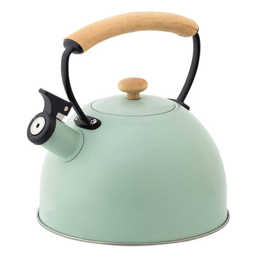 LSJTZ Stove Top Whistling Tea Kettle, 2.5L Stainless Steel Teapot with Heat-Resistant Handle, Whistling Kettle for Induction Cookers, Gas Stoves (Green) LSJTZ Stove Top Whistling Tea Kettle, 2.5L Stainless Steel Teapot with Heat-Resistant Handle, Whistling Kettle for Induction Cookers, Gas Stoves (Green)